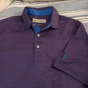 Donald Ross Golf Shirt performance fabric Size M